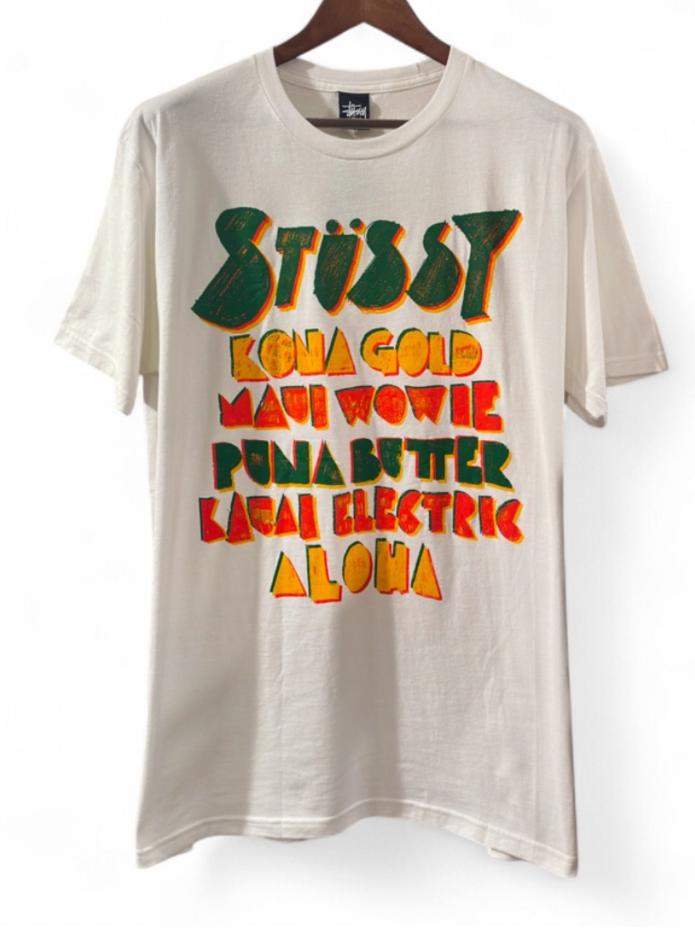 VTG Stüssy x KICKS/HAWAII Archive Graphic T-shirt Size Men’s Large (NWT)
